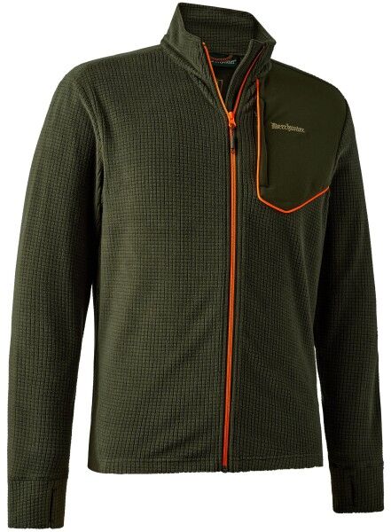 Deerhunter Chamois Full-Zip-Fleece (Forest Green)