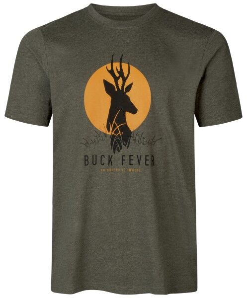 Seeland Buck Fever T-Shirt (Pine green melange)