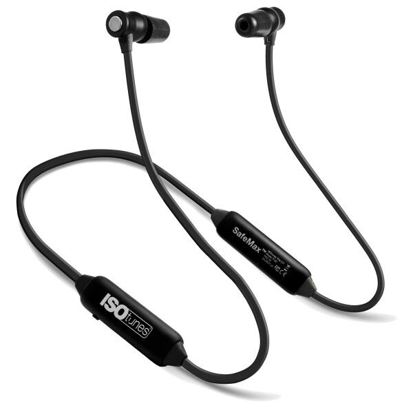 ISOtunes Xtra 2.0 Kopfhörer-Gehörschutz (schwarz)