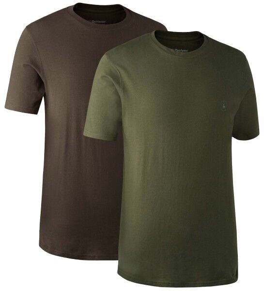 Deerhunter T-Shirt 2-Pack (grün)