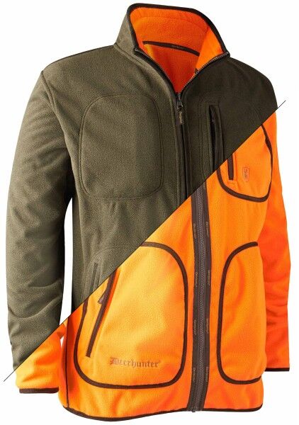 Deerhunter Gamekeeper Wende-Fleecejacke (Orange)