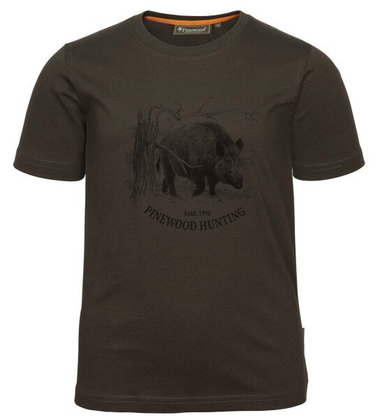 Pinewood Wild Boar Kids T-Shirt (Suede Brown)