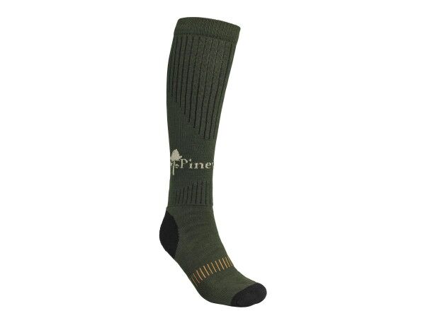 Pinewood Drytex Socken lang (Grün/Dunkelbraun)
