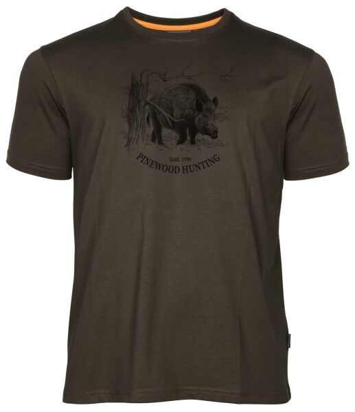 Pinewood Wild Boar T-Shirt (Suede Brown)