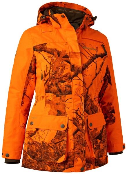 Deerhunter Lady Eagle Damen-Winterjacke (Realtree Edge Safety Orange)