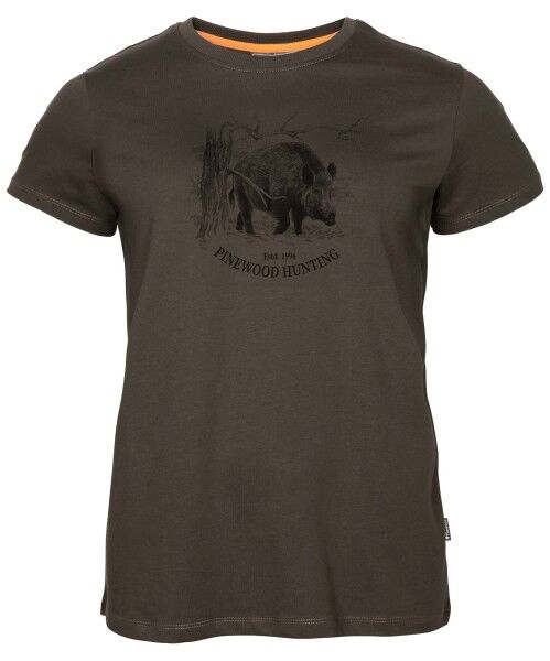 Pinewood Wild Boar T-Shirt Women (Suede Brown)