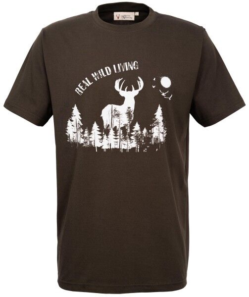 Hubertus T-Shirt Real Wild Living (oliv)