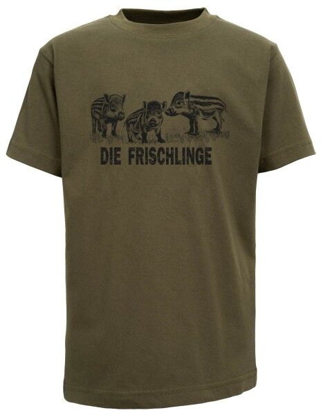 Hubertus Kinder-T-Shirt Frischlinge (schilf)