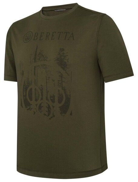 Beretta Outline T-Shirt (Dark Olive)